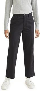 Dockers Women's Casual Weekend High Waisted Straight Chino Pants