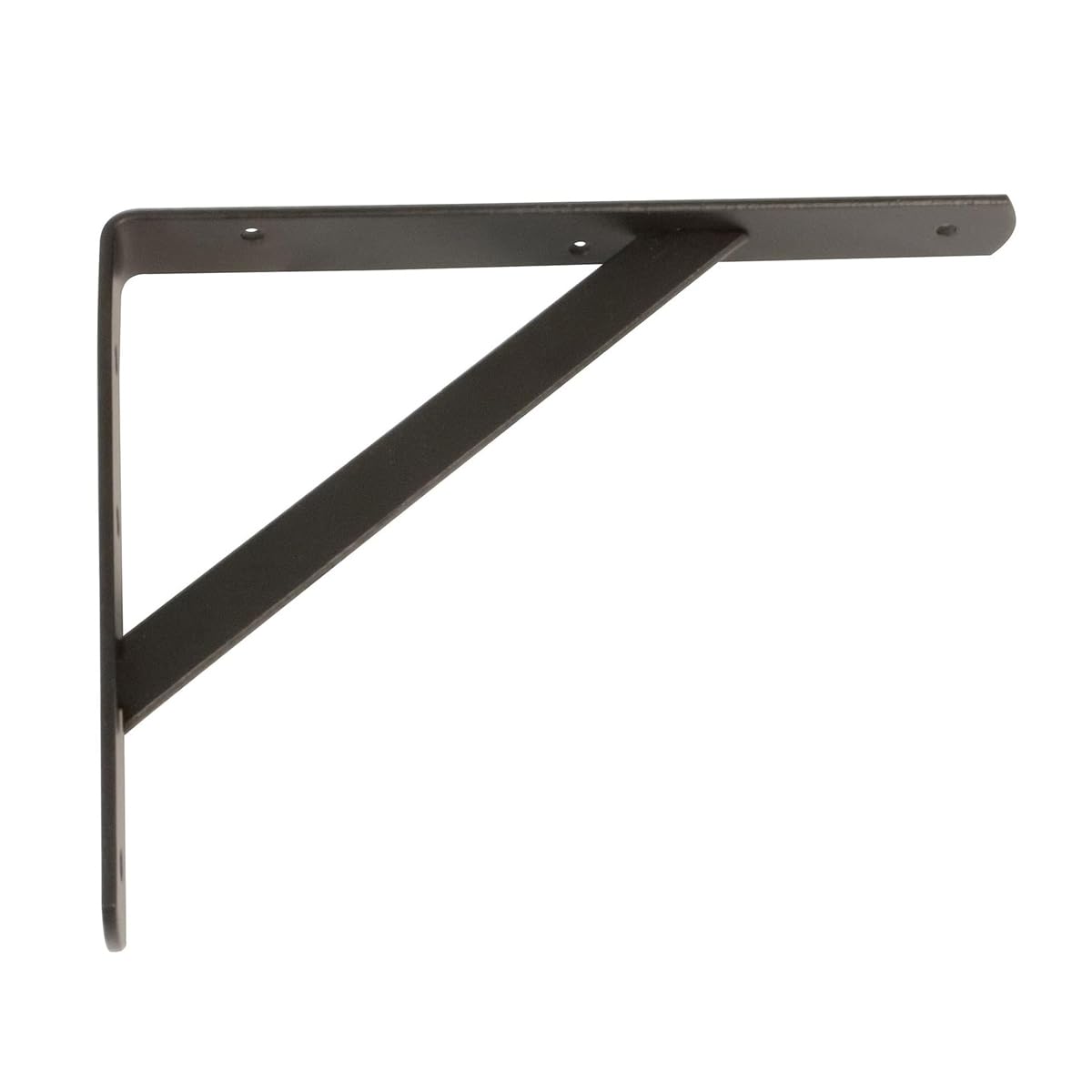 Amig - Wall shelf bracket - Steel corner bracket - 500x325mm - Black - Supports 