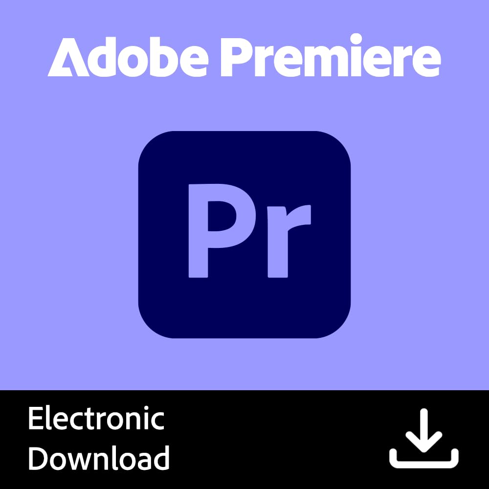 Adobe Premiere | Video Editing and Production Software | 12-Month Subscription w