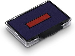Trodat Replacement Ink Pads 6/4750/2 - Pack of 2 - Red/Blue - for The Trodat Printy 4760, 4750, 4750/L and 4755