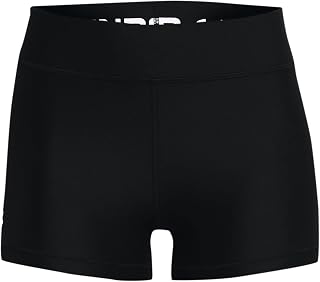 Under Armour Women's HG Armour Mid Rise Shorty, Breathable Sports Shorts, Quick-Drying Sports Trousers with Compression