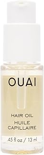 OUAI Hair Oil, Heat Protectant, Hair Frizz Control, Travel Size, 0.45 Fl Oz | Hair Oil for Dry Hair &amp; Frizz Control, Adds Shine &amp; Smooths Split Ends, Heat Protectant for Hair, Color Safe &amp; Silicone Free