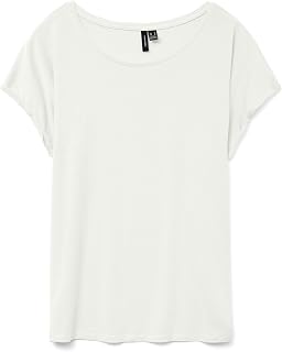 VERO MODA Womens Vmava Plain Ss Top Ga JRS NoosT-Shirt