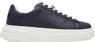 Guess Elba - Men's Casual Leather Low Sneakers