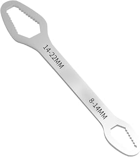 Self-Adjusting Wrench Set, Multifunctional Dual End Tool for Car Repair, Home Improvement, DIY Projects