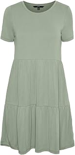 Vero Moda Vmfilli Calia SS Short Dress Ga Noos Women's Dress