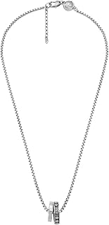 Diesel Men's Stainless Steel with lobster clasp closure Pendant necklace