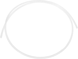 PTFE Tube Hose 100cm/3.25ft Length, 4mm Inner Diameter 5mm OD High Temperature Tubing, Insulated 3D Printer Hose White for Transport