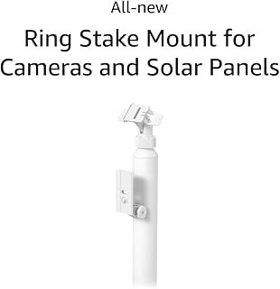 All-New Ring Stake Mount for Cameras and Solar Panels, White
