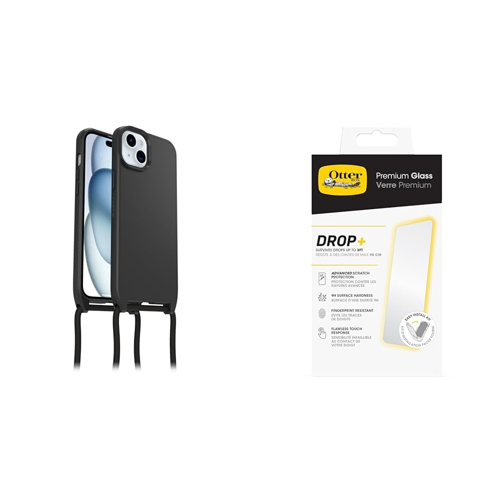 OtterBox MagSafe React Necklace Apple iPhone 15 Plus/iPhone 14 Plus – Black with