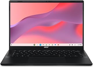 Acer Chromebook 314 CBOA314-2H-81V7 Laptop | MediaTek Kompanio 540| 14" WUXGA (1920 x 1200) Display | 4GB LPDDR4X | 64GB eMMC | Wi-Fi 6E 802.11ax | Chrome OS | Black