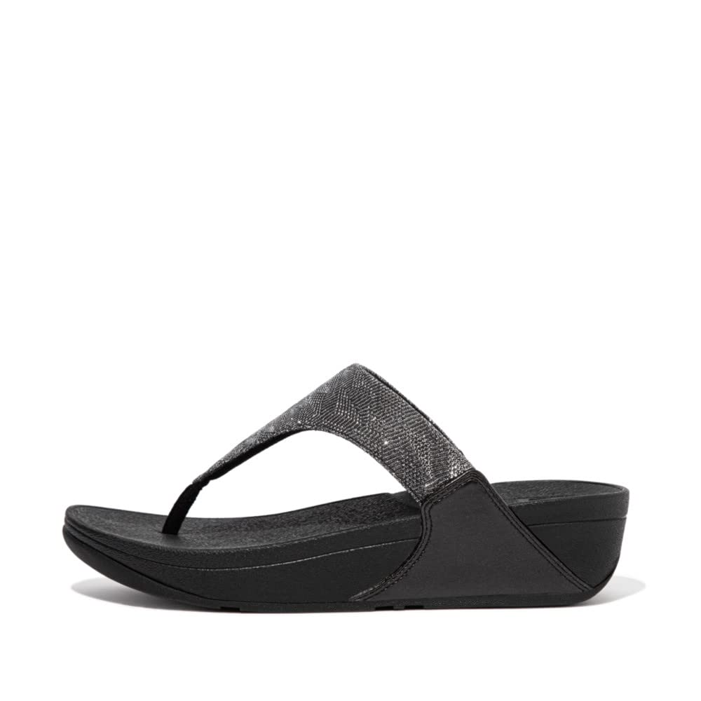 FitFlop Lulu Crystal Feather Original Fit Women's Toe Sandal