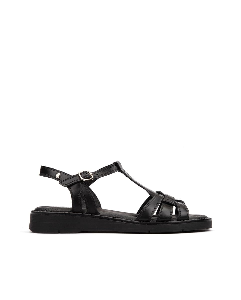 Pikolinos Roquetas Flat Leather Sandals for Lady