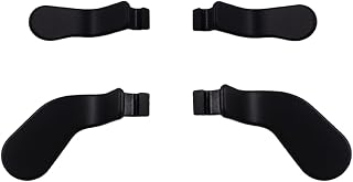 4 Pcs Metal Paddles for Xbox One/Elite Series 2&Core Controller, Black | Stainless Steel Paddles Replacement Compatible With Xbox One Elite Series 2 and Elite Series 2&Core Controllers