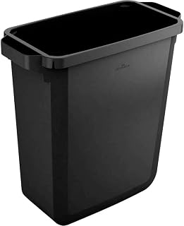 Durable Recycling Bin Durabin Eco, 60 Litre, Black, Made from Eco Plastic