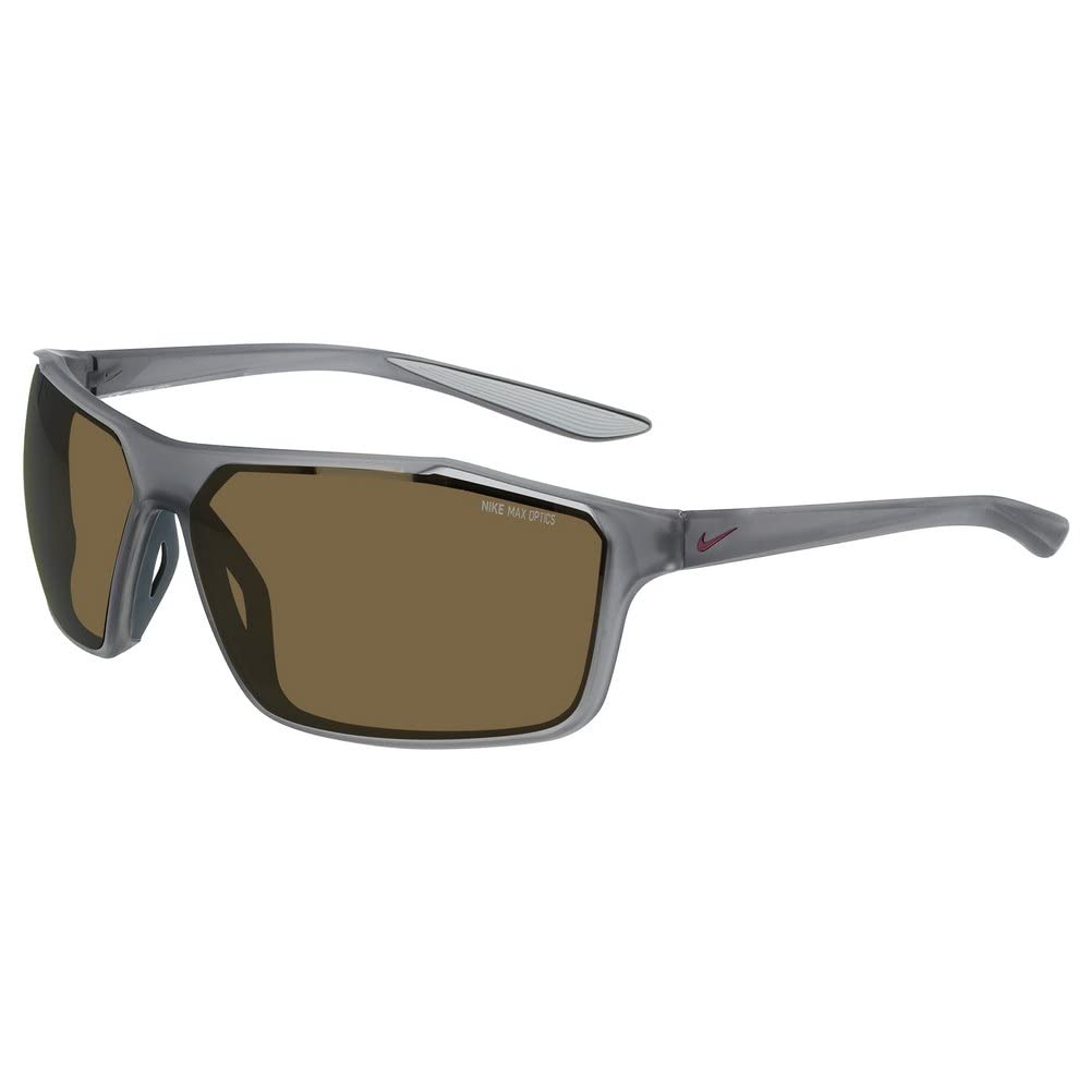NIKE Men's Windstorm M Cw4672 Sunglasses, Matte Dark Grey/Brown/Bronze, 65 (XL)