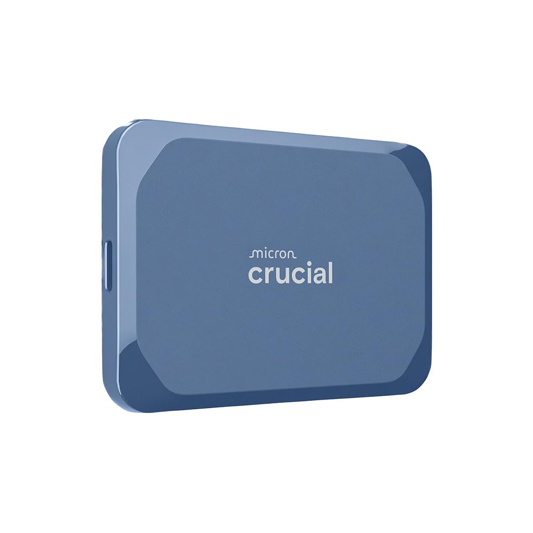 Crucial X10 8TB Portable SSD, Up to 2,100MB/s, USB 3.2 USB-C, External Solid Sta