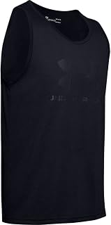 Under Armour Men Sportstyle Logo Tank, Men's Vest with Soft Feel and Loose Cut, Sleek Men's Sleeveless T-Shirt with Graphic Design