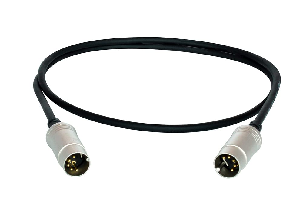 Digiflex HMIDI-2 2 Foot MIDI Cable with 5 Pin Male DIN Connectors