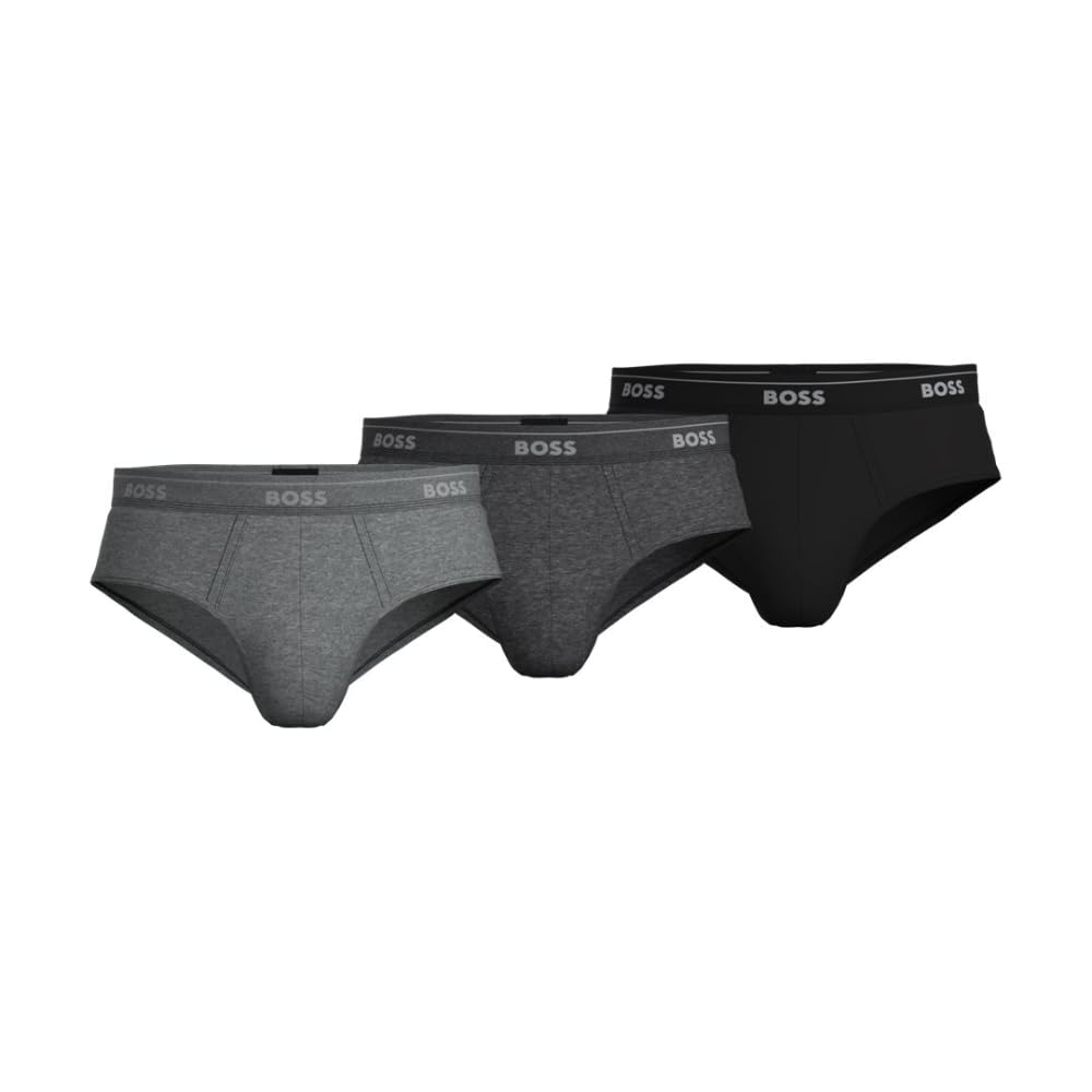 Boss Hugo Boss 50236731 Men's Cotton Mini Briefs Pack of 3