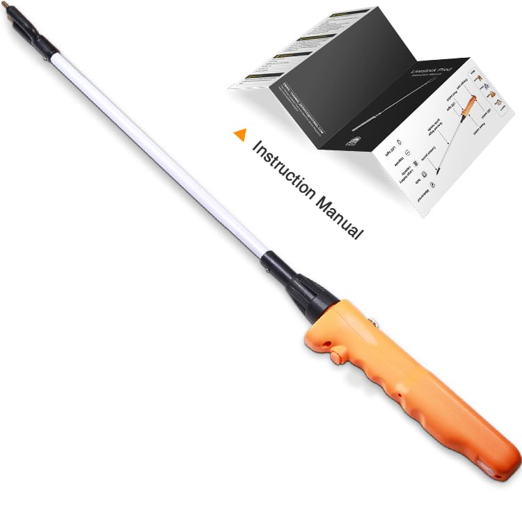 West Thorne Pro Cattle Prod, Waterproof Cattle Prod Stick with LED Light, Livest