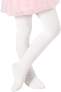 Century Star Toddler Ballet Tights for Girls Opaque Footed Dance | Ultra Soft, Opaque, Stretchy With A Comfy Fit, Ideal For Ballet Dance, School Uniforms, Recitals, Halloween & Daily Wear