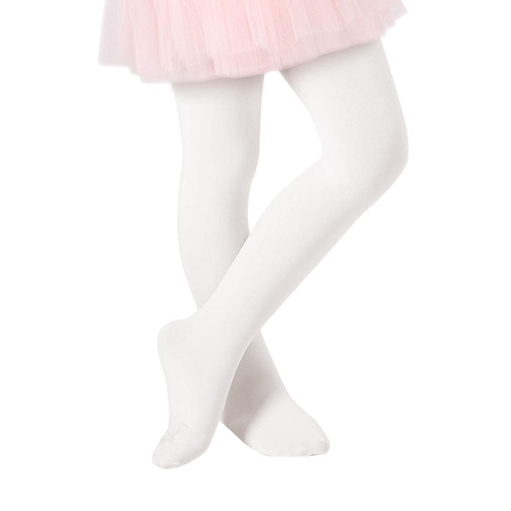 Century Star Toddler Ballet Tights for Girls Opaque Footed Dance | Ultra Soft, O