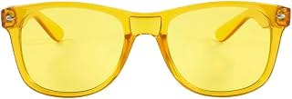 RobRia Color Therapy Glasses - Chromotherapy Tinted Lens Glasses, Scratch-Resistant Lenses with Premium Frames