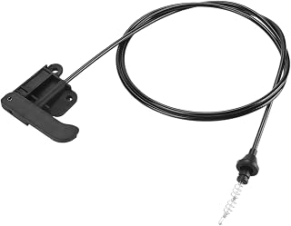 Hood Release Cable for Chevrolet S10 1994-2001 Blazer 1995-2001 15732159 | One black hood release cable, 201 cm / 79.1 in long, with plastic and metal components