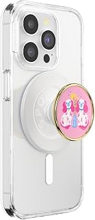 PopSockets: PopGrip Round for Magsafe - Adapter Ring for MagSafe Included - Stand and Grip for Mobile Phones and Case with an Interchangeable Top - Staffordshire Furries