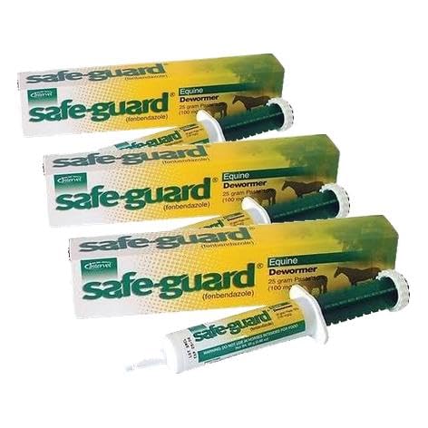 Safe-Guard Equine Paste 10% Fenbendazole Horse Wormer Control Lungworm Stomach a