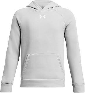 Under Armour Rival Fleece Big Logo Hooded Sweatshirt for Children and Boys (Pack of 1)