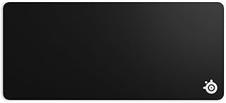 SteelSeries QcK XXL Gaming Mouse Pad - Black | XXL Cloth - Peak Tracking and Stability - Esports Mousepad - Never-Slip - Full Desk Coverage