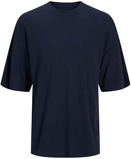 JACK & JONES Male T-Shirt Plain Crew Neck T-Shirt