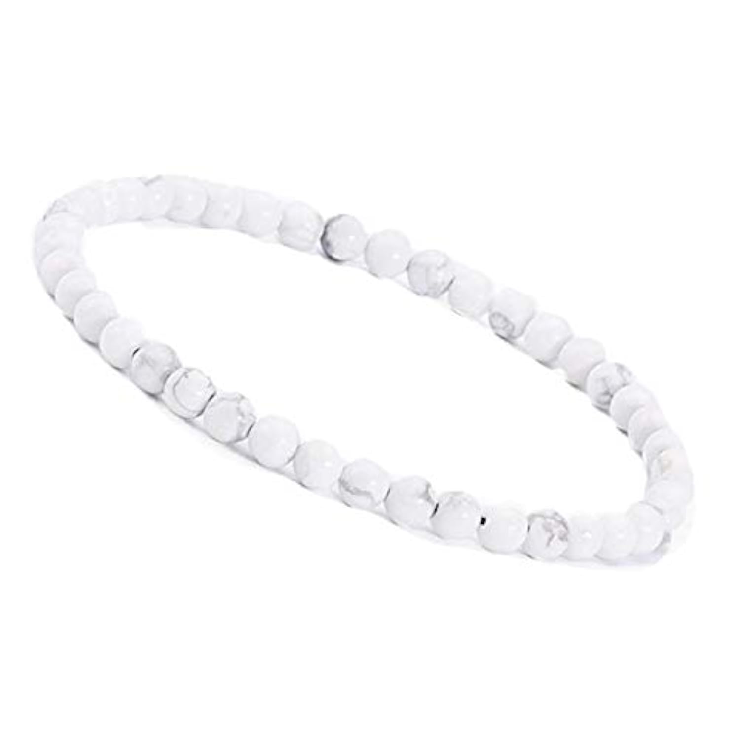 KIKILA 4mm Mini Gemstone Energy Bracelets Crushed Stone Beaded Bracelet Natural 