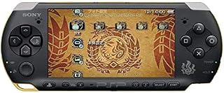 PSP Slim and Lite 3000 Series Handheld Gaming Console with 8GB Memory Card (Renewed) (Monster Hunter Blk/Gold)