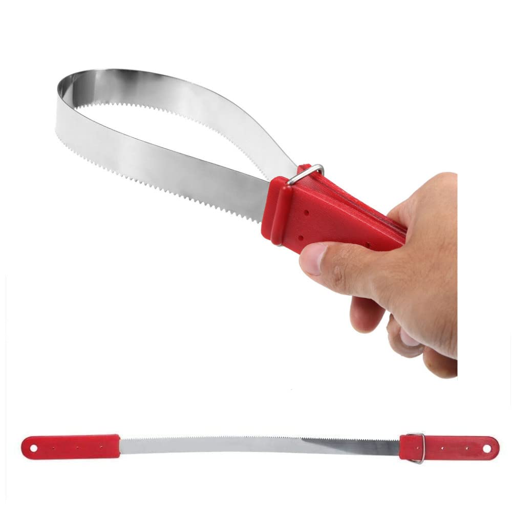 Stainless Steel Animal Equine Sweat Scraper Shedding Blade,Double-Sided Shedding