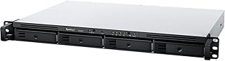 Synology 4-Bay Rackmount NAS RackStation RS422+ (Diskless),Black