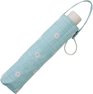 Ogawa 70982 Kids Folding Umbrella, Children's Parasol, For Sun or Rain, Over 99.9% UV Reduction & Light Blocking Rate, Heat Shielding Treatment, Antibacterial Handles, Water Repellent, Olive Deolive Ribs, 21.7 inches (55 cm), Floral Pattern, Mint, Safety Cover, Hand Opening, Pioneer Children's Parasol