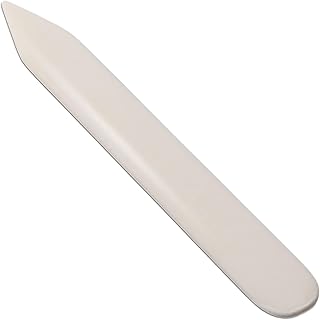 VENCINK Genuine Bone Folder Scoring Folding Creasing Burnishing Tool | 100% Cattle Bone, Origami Paper Creaser, for DIY Handmade Leather, Bookbinding, Scrapbooking, Paper Card Crafts