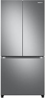 Samsung 17.5 cu. ft. Smart Counter Depth 3-Door French Door Refrigerator, Stainless Steel, RF18A5101SR/AA