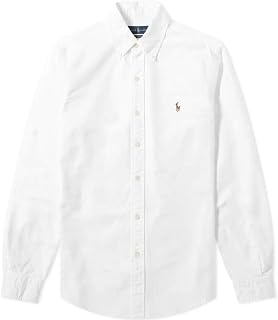 Polo Ralph Lauren Classic Fit Garment-Dyed Oxford Shirt Camicia Oxford Tinta Pezzo Taglio Classico Uomo (Set di 1)