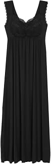 tu-hacci - Night Bra Integrated Type [24-Hour Bust Care] Non-Wire Can Be Used for Nursing Roomwear Sleepwear Cup-Attached One-Piece Maxi Dress 8814a