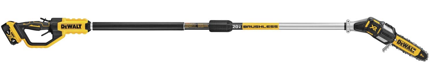 Dewalt DCPS620M1R 20V MAX XR Brushless Lithium-Ion Cordless Pole Saw Kit (4 Ah) 