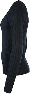 Gant Stretch Cotton Cable Crew Women's Sweater