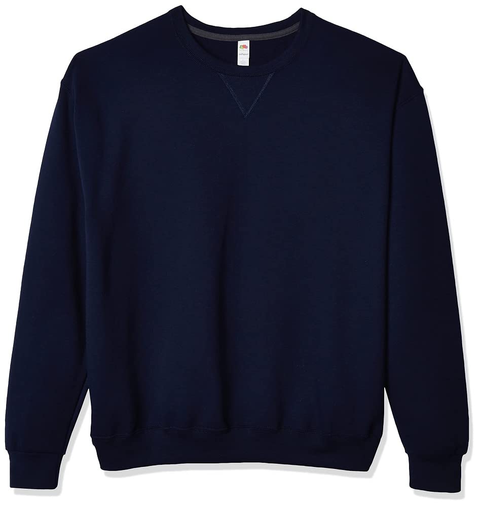 Fruit of The Loom Men's Fleece Crew Sweatshirt