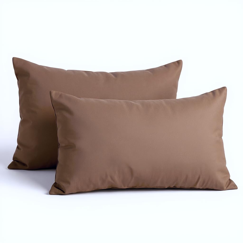 HOSUR Pillowcases 50 70 Large, Set of 2, Peach Skin Treatment, Envelope Type, Pi
