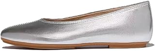 FitFlop Women's Delicato High-Cut Soft-Leather Ballet Flats