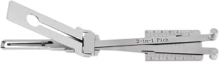 1PCS HU64+8910 V4 with Cutout 3-in-1 Pick & Decoder Compatible with Mercedes 2022+ Tool Anti Glare Lockpick Locksmith Tools Key