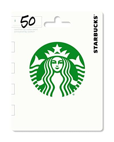 Starbucks Physical Gift Card | $50